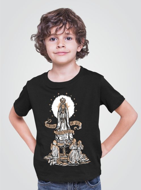 Camiseta Infantil Nossa Senhora de Fátima