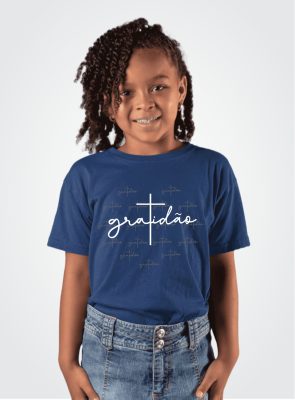 Camiseta Infantil Gratidão