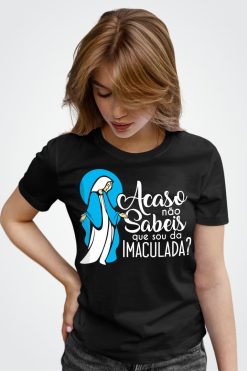 Babylook Imaculada - M, Preta