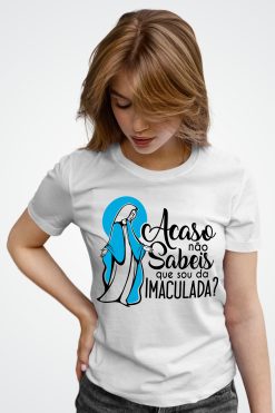 Babylook Imaculada - G, Branca