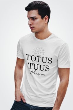 Camiseta Totus Tuus - P, Branca