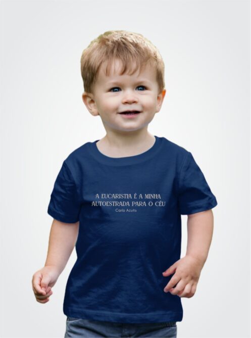 Camiseta Infantil Carlo Acutis - Imagem 4