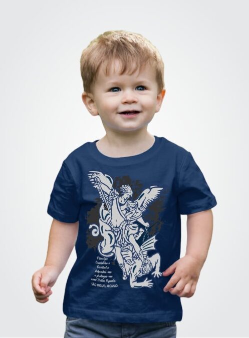 Camiseta Infantil São Miguel Arcanjo - Imagem 4