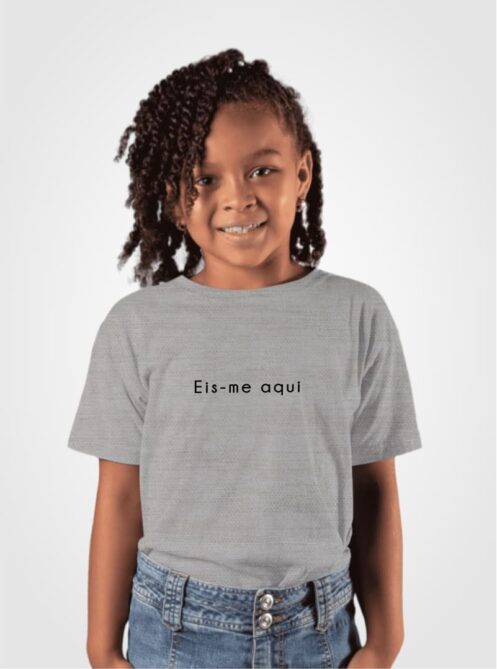 Camiseta Infantil Eis-me aqui - Imagem 2